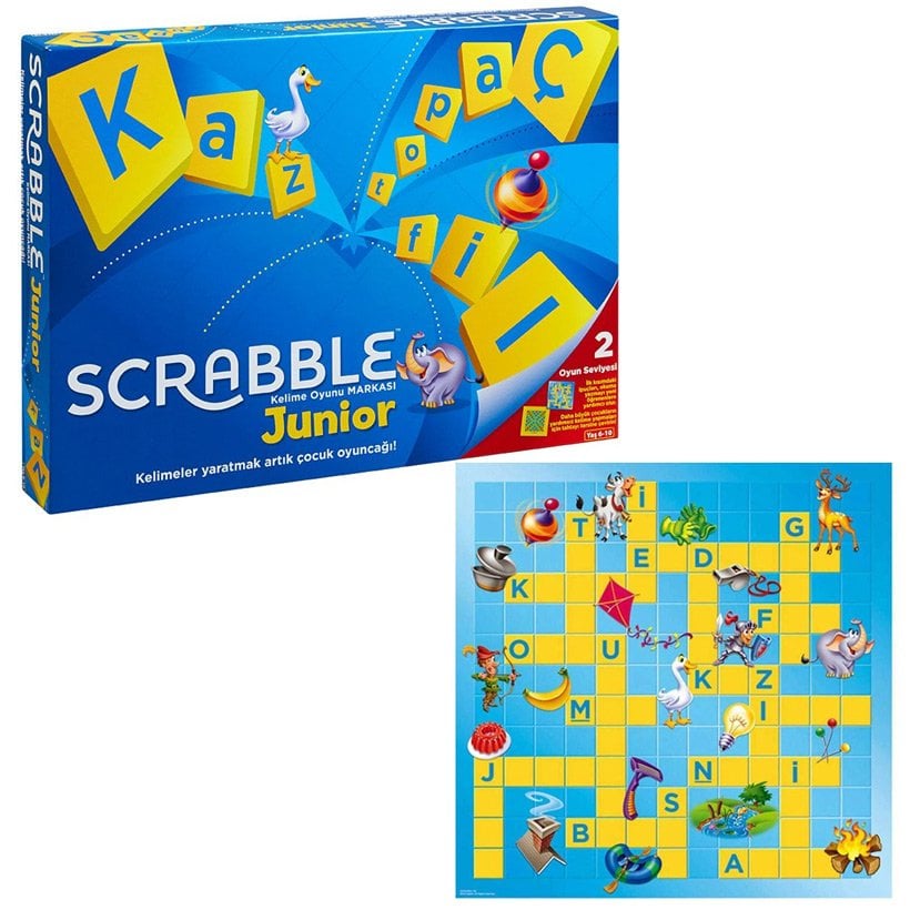 Scrabble Junior Türkçe-Orjinal Aile-Kutu Oyunları
