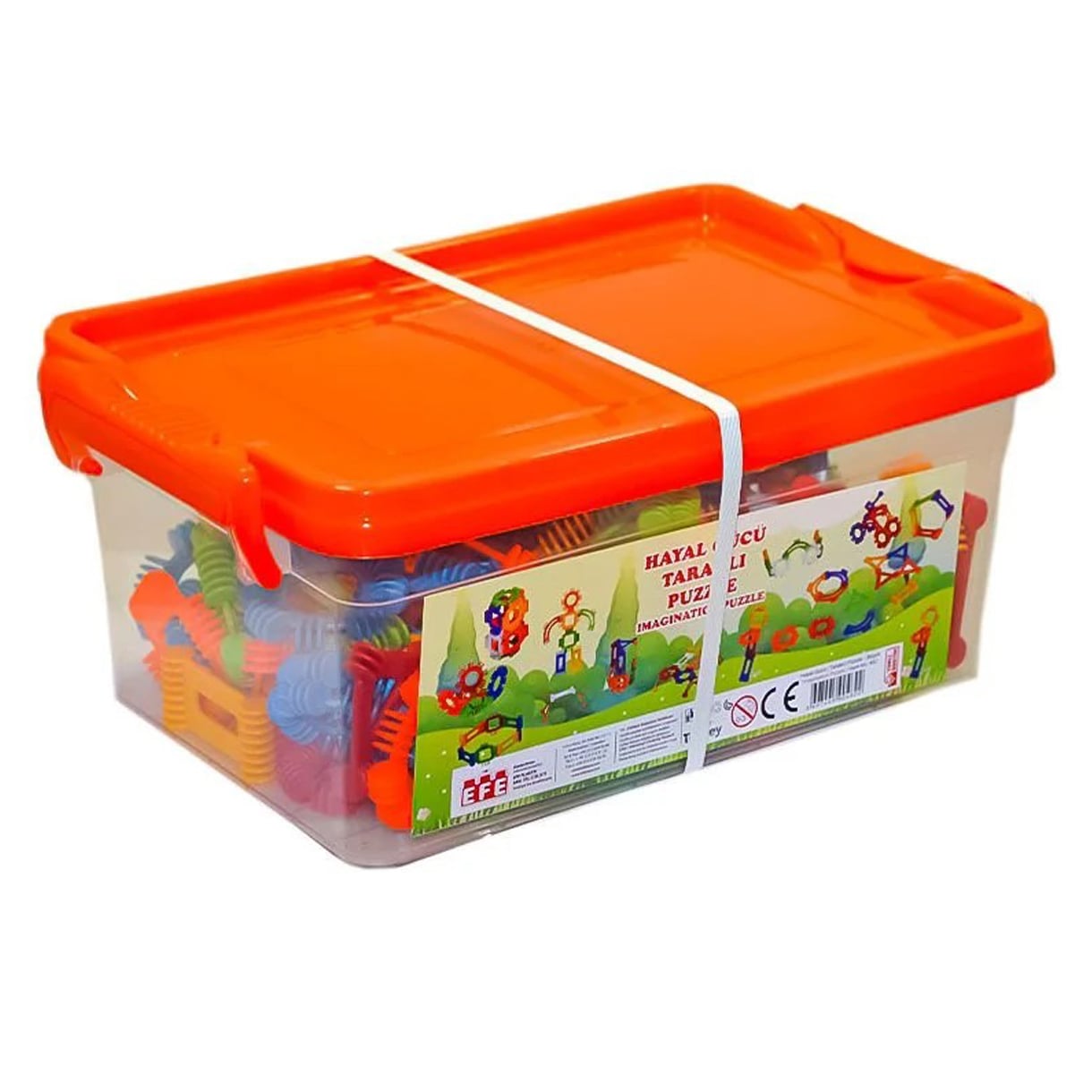 Hayal Gücü Taraklı Puzzle (Eğitici Oyuncak Lego) 462