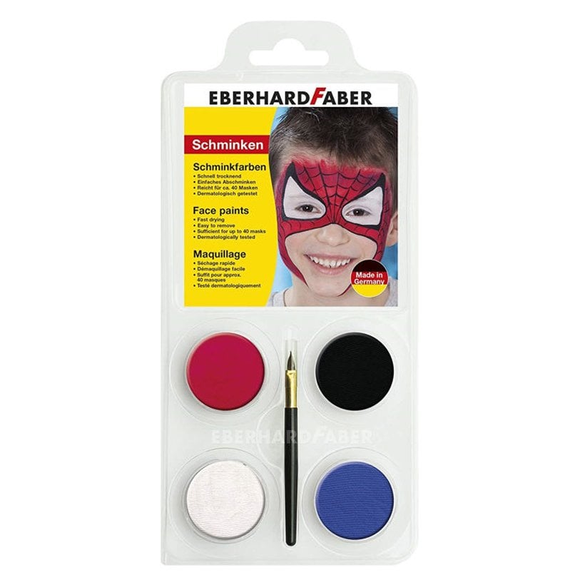 Eberhard Faber Yüz Boyası 4 Renk Spiderman 579015