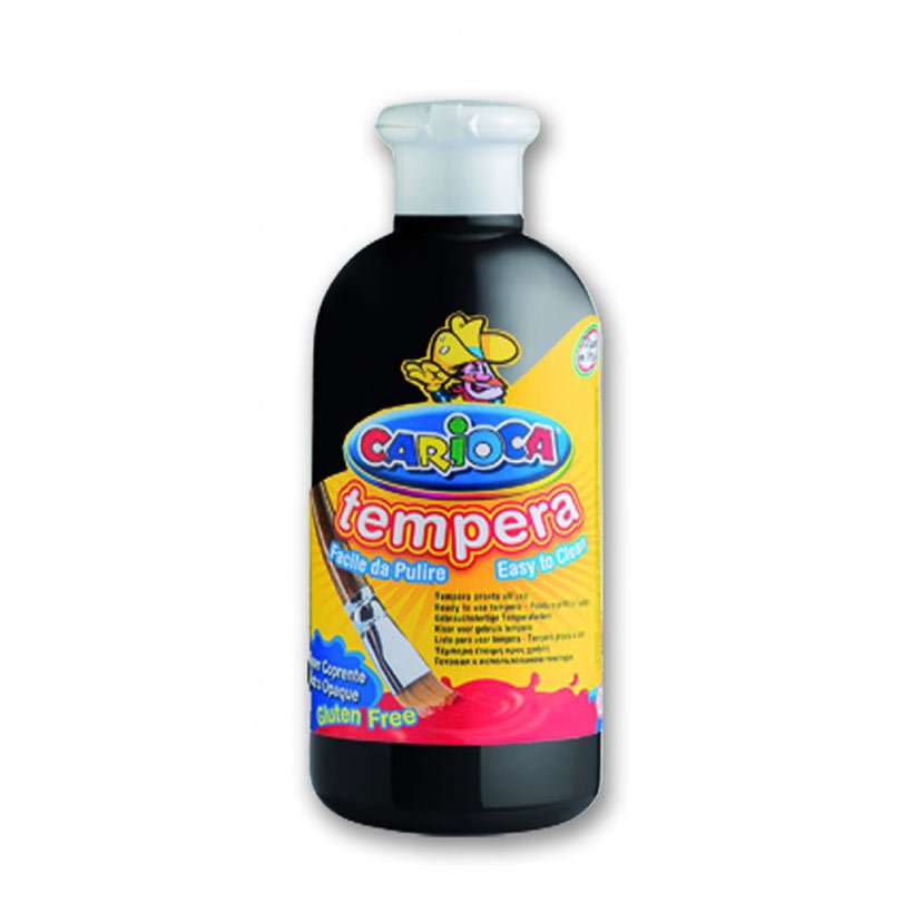 Tempera-Parmak Boyası 500 ml SİYAH Renk