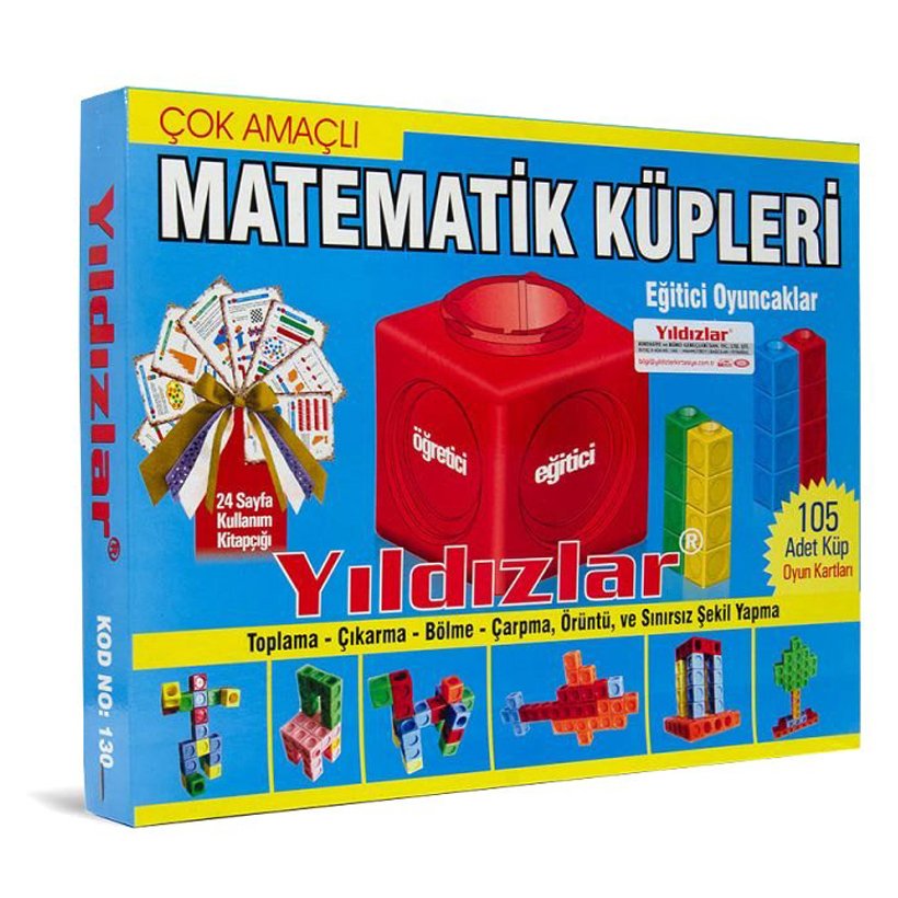 Çok Amaçlı Matematik Küpleri (Eğitici Oyuncak Gereci)