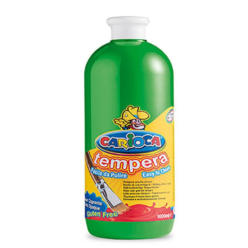 Carioca Parmak Boyası 1000ml YEŞİL (Tempera Boya)