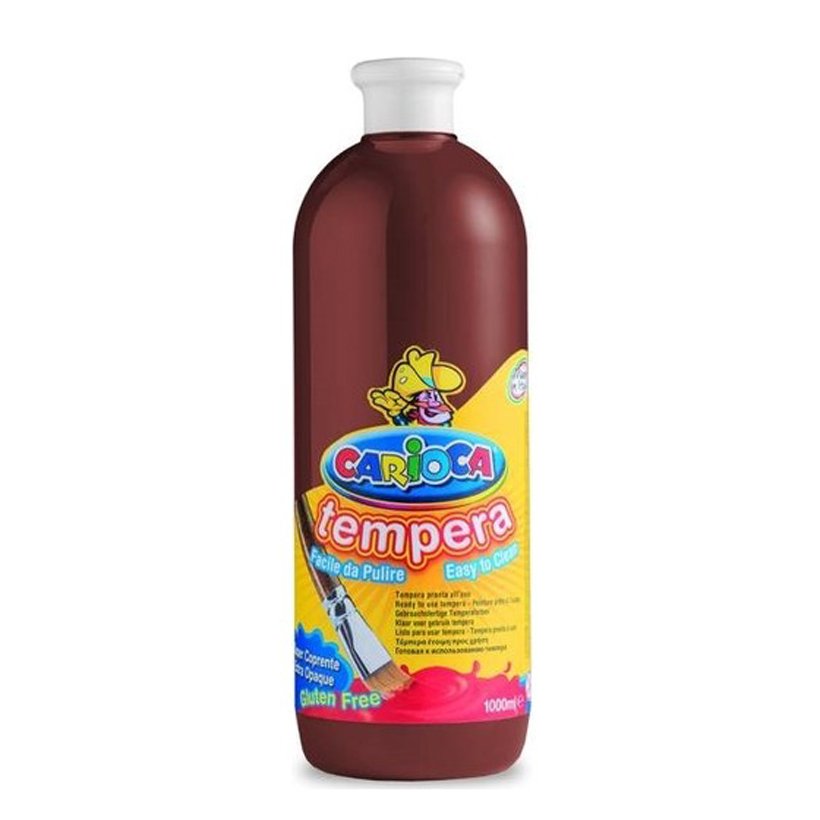 Tempera Boya 1000ml KAHVERENGİ (Parmak Boyası)