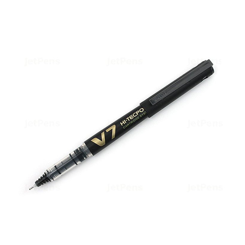 Pilot V7 İĞNE UÇLU ROLLER KALEM 07 mm SİYAH