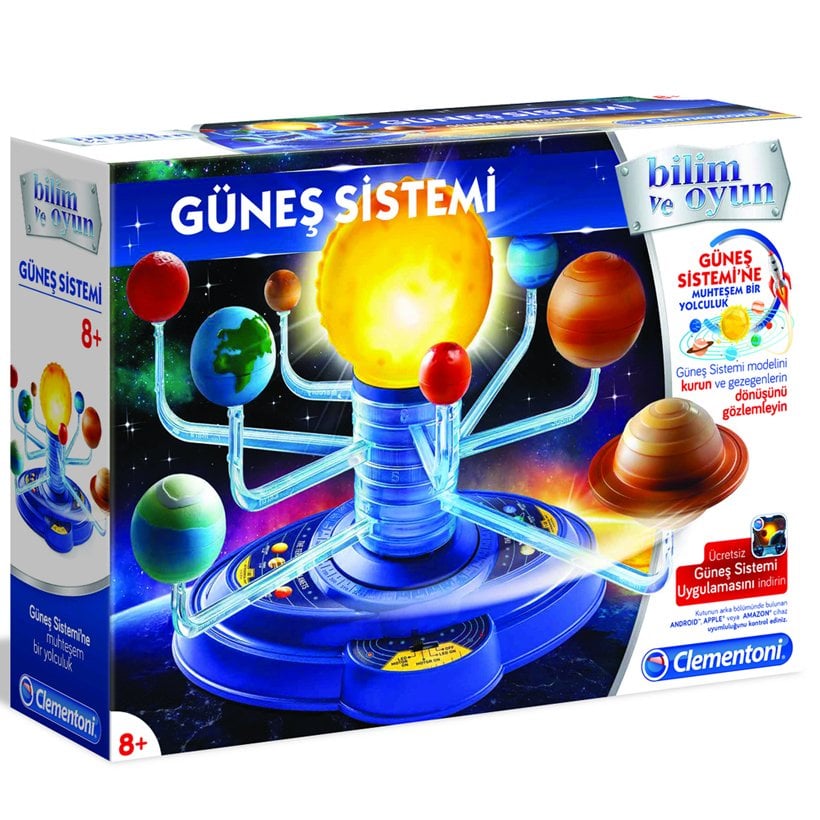 Güneş Sistemi Modeli (Işıklı ve Dönen Gezegenler Clementoni)