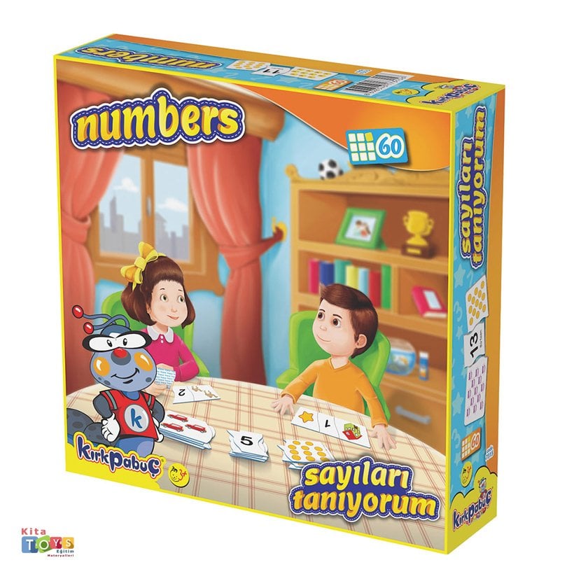 Sayıları Tanıyorum (Anaokulu Kart Oyunu) 7315