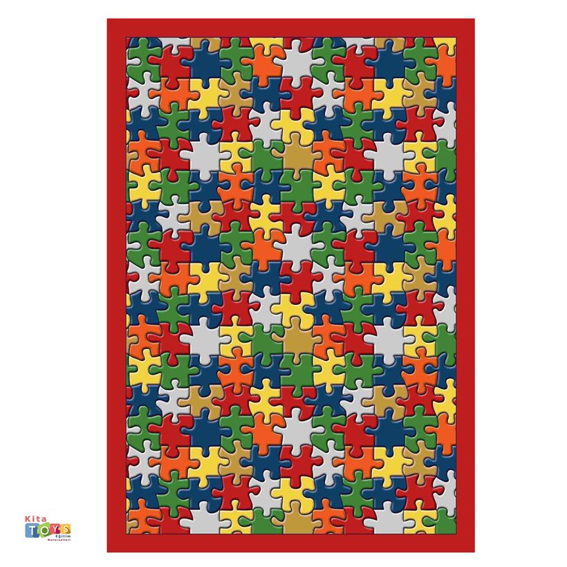 Jigsaw Puzzle 200x290 cm Anaokulu Halı
