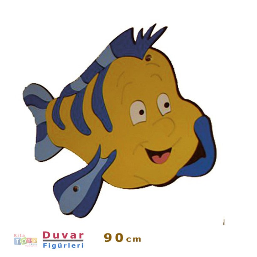 Palyaço Balığı Ahşap Dolap Figürü-90 cm