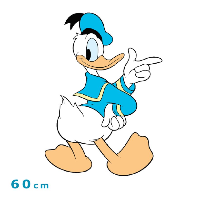 Donald Duck Ahşap Duvar Süsleri Modeli