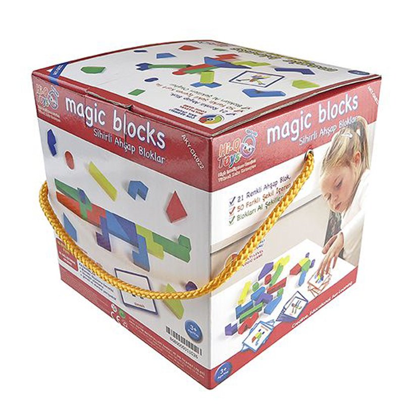 Sihirli Ahşap Bloklar-Toys Magic Blocks