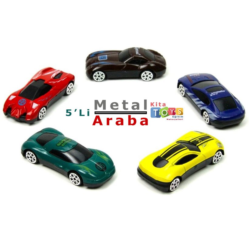 5'Li Metal Araba Seti 1:72 Kod475