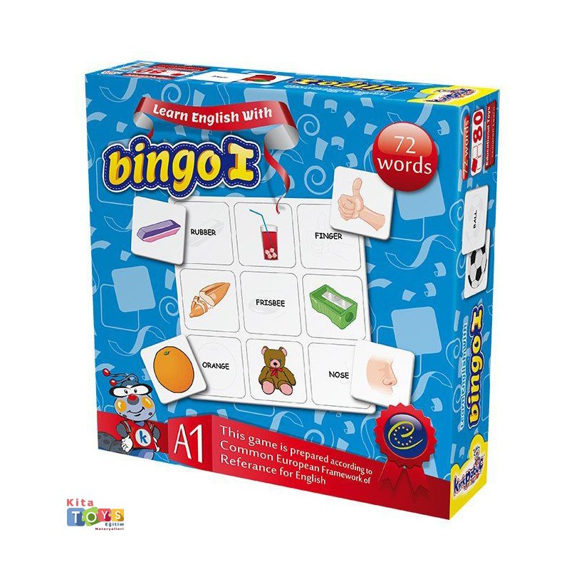 Bingo 1 Eğitici Çocuk Oyun Kartları
