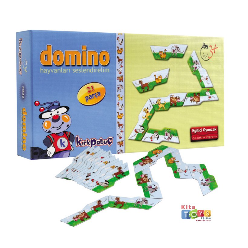 Domino Hayvanları Seslendirelim Zeka Oyunu