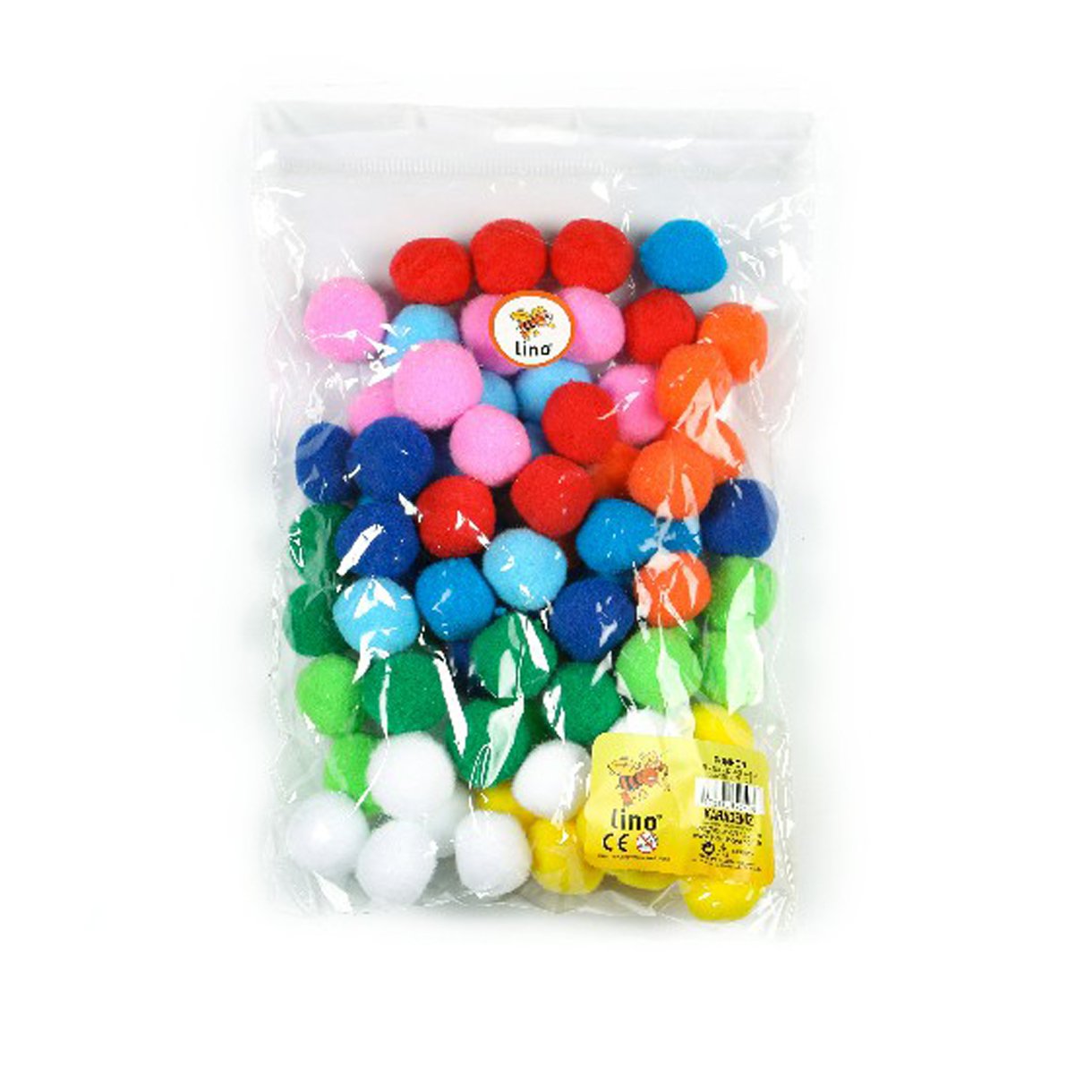 3 cm Ponpon 75 Adet (Sanat Kırtasiye Malzemesi)