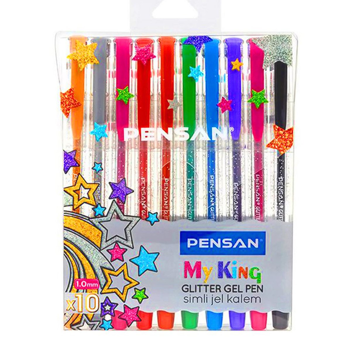 MY King Simli Jel Kalem 10'Lu Pensan 2227 