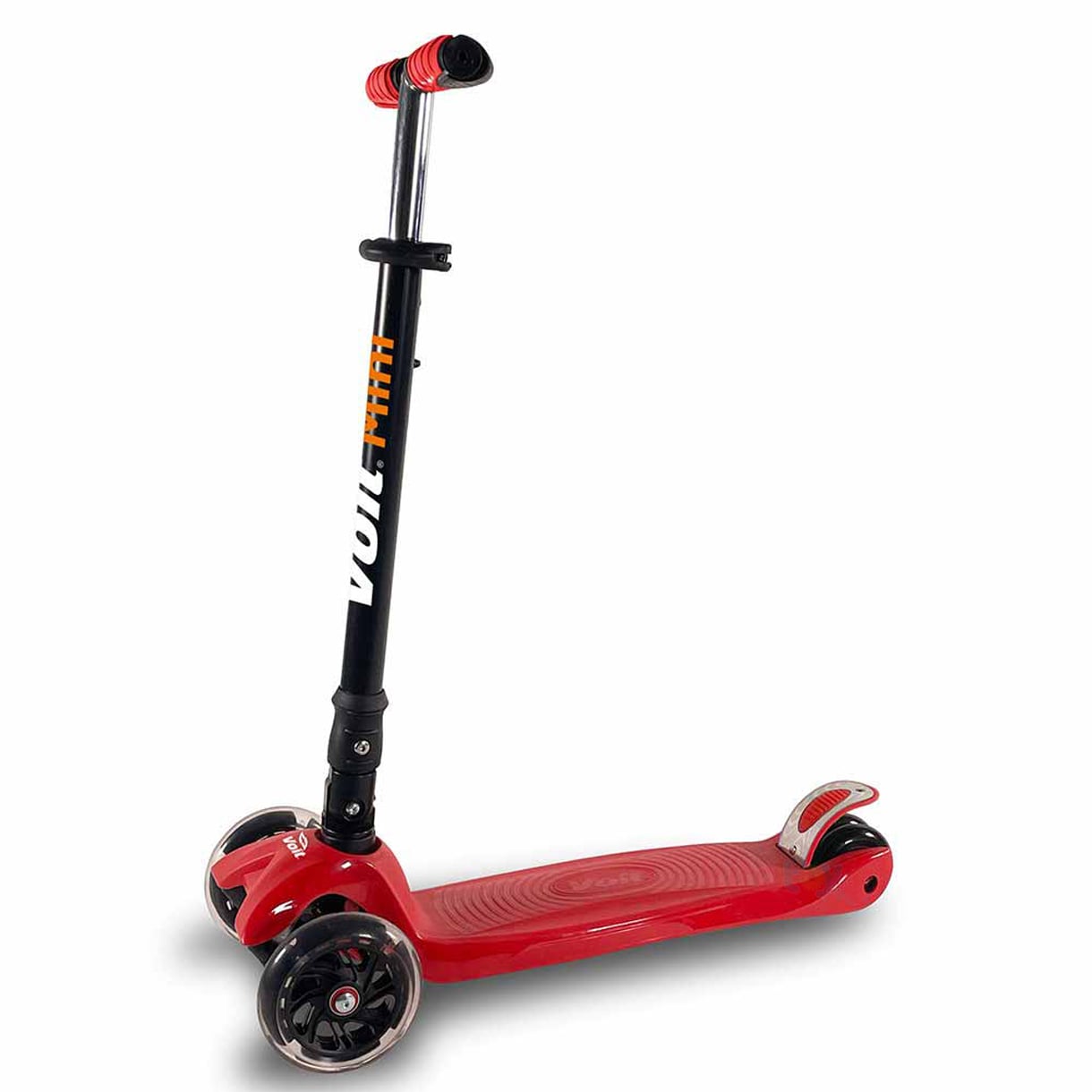 Voit 3 Tekerli Işıklı Scooter 218 Kırmızı (Çocuk skuter Tekerlekli)