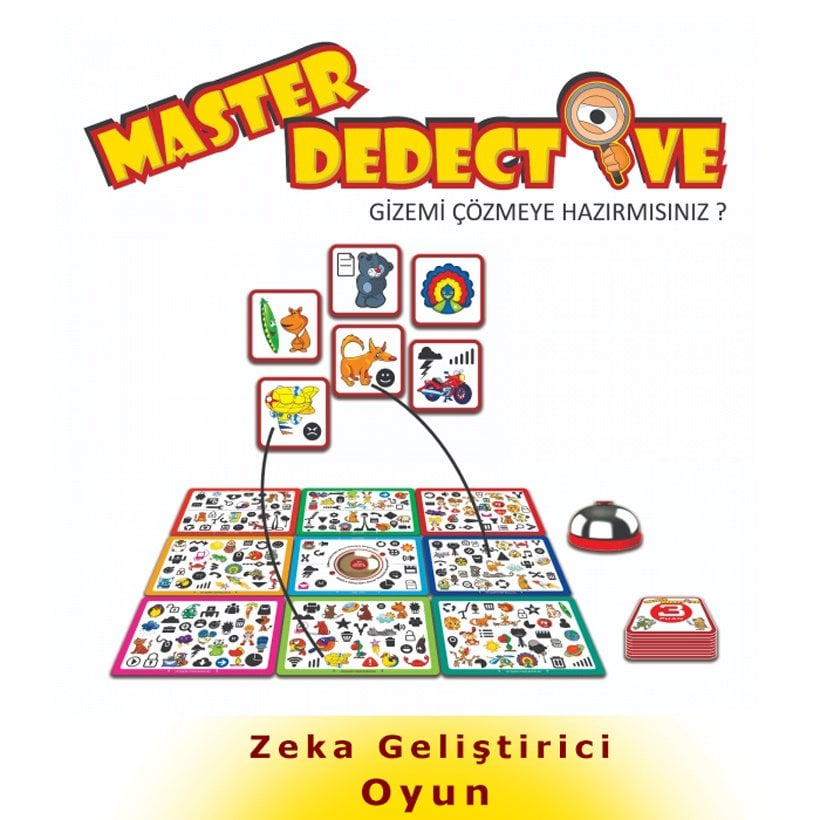 Dedektif Oyunu (Master Dedective) Anaokulu zeka kartları