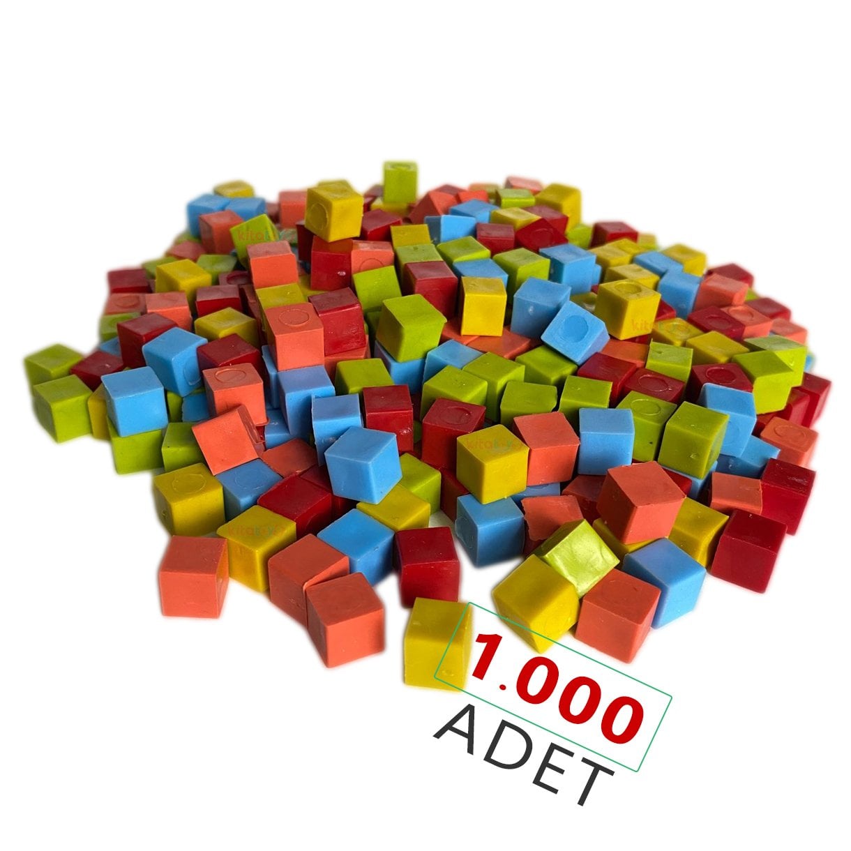 1 cm Birim Küpleri (1000 Adet) Sayı Seti Plastik Küpü