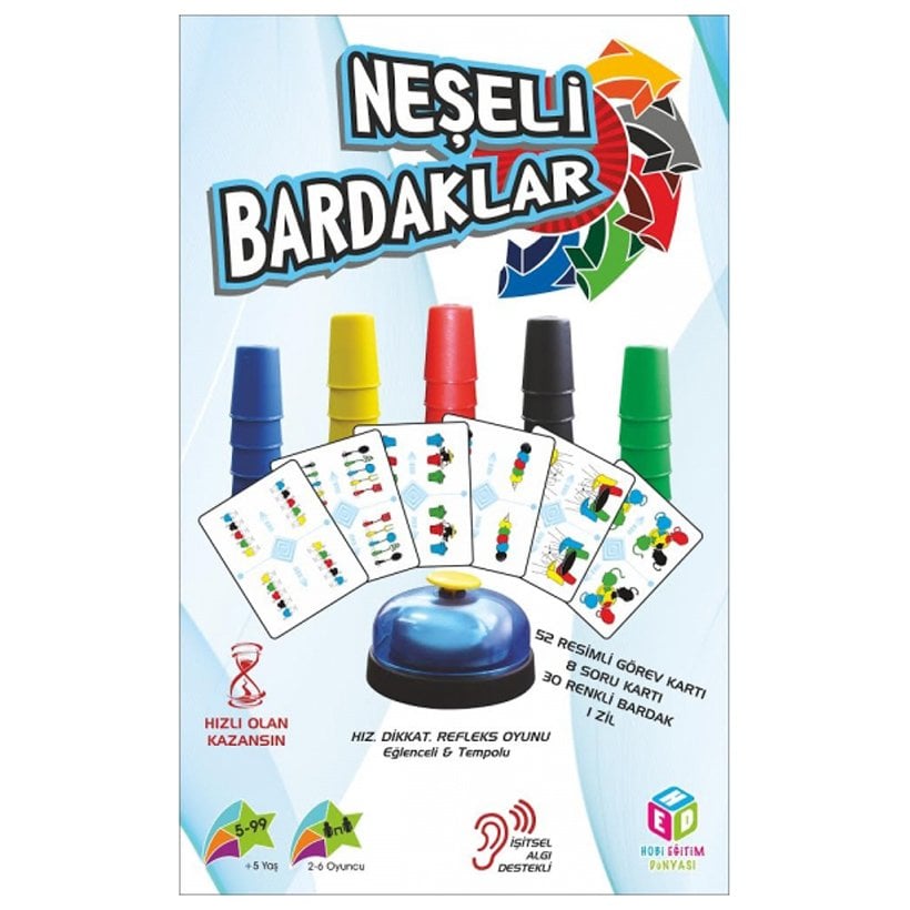 Neşeli Bardaklar (Hızlı Bardaklar) Beceri Oyuncakları