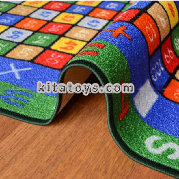 Anaokulu Yolluk Halı Confetti Math Kişiye Özel