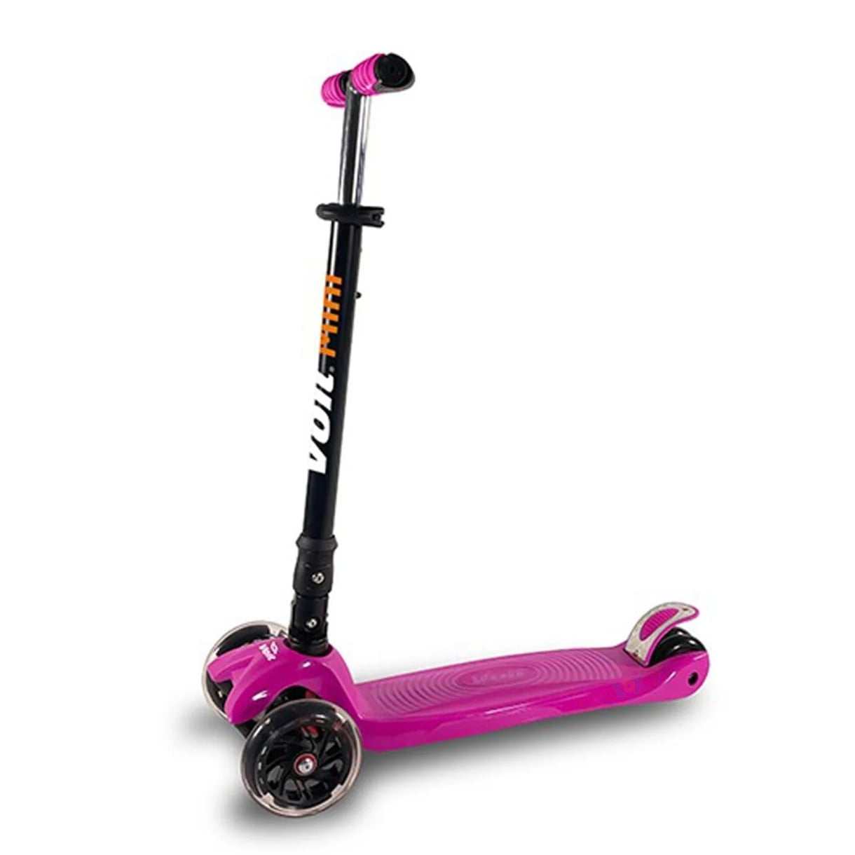 Voit 3 Tekerli Işıklı Scooter 218 FUŞYA (Çocuk Skuter Tekerlekli)