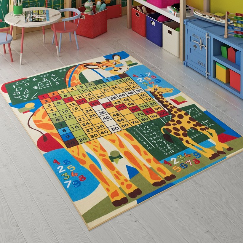 Anaokulu Halısı Math Class Confetti 133X190