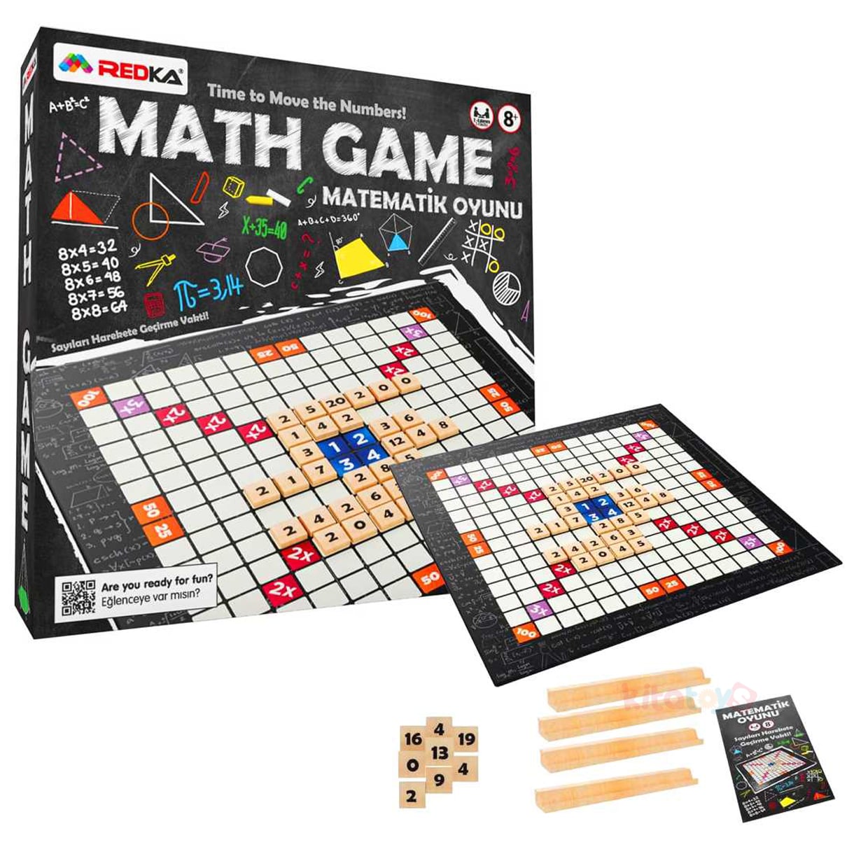 Math Game Matematik Zeka Oyunu 8+ (Redka Akıl) RD5623