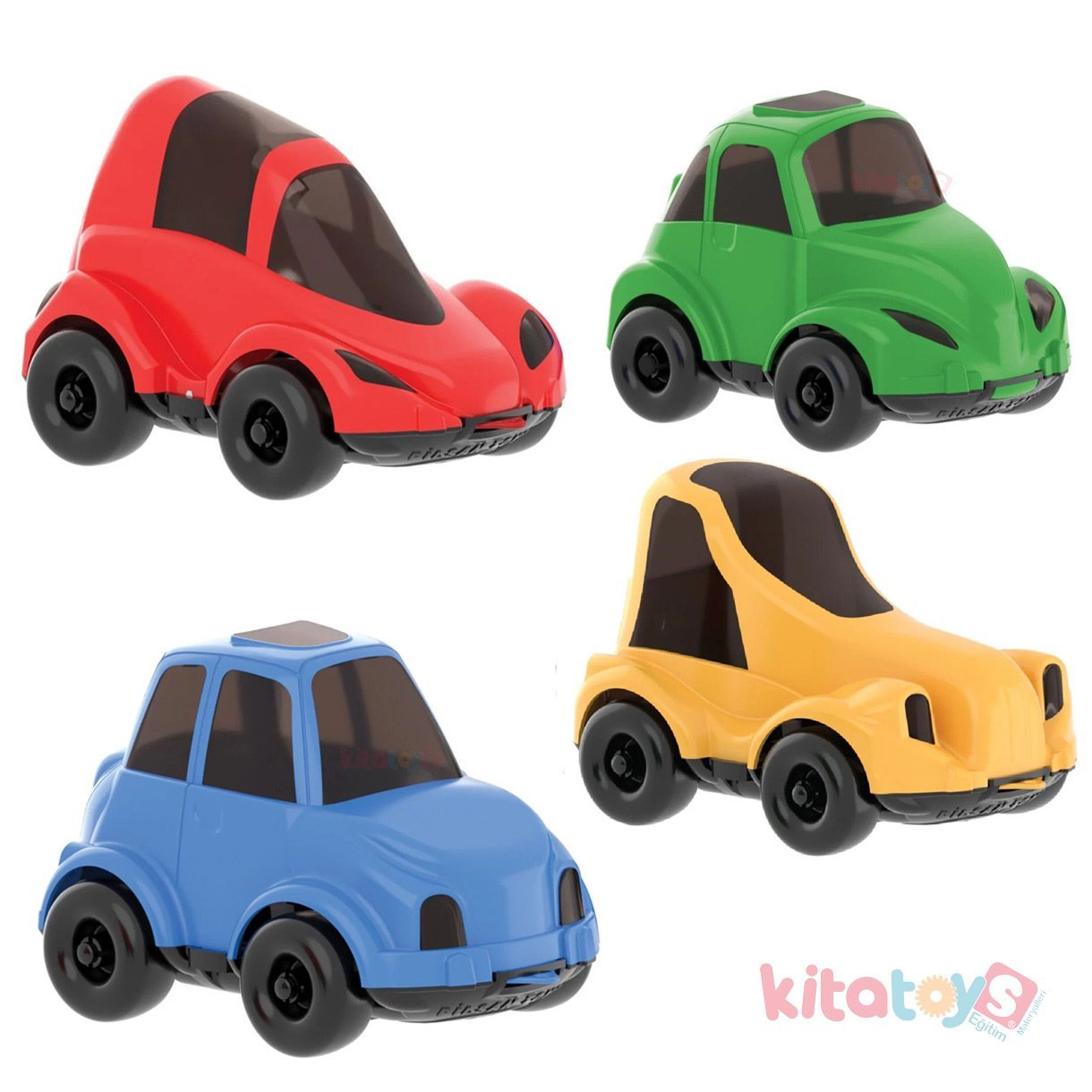 Tonton Arabalar 4'Lü Set Sağlam Oyuncak 07 655