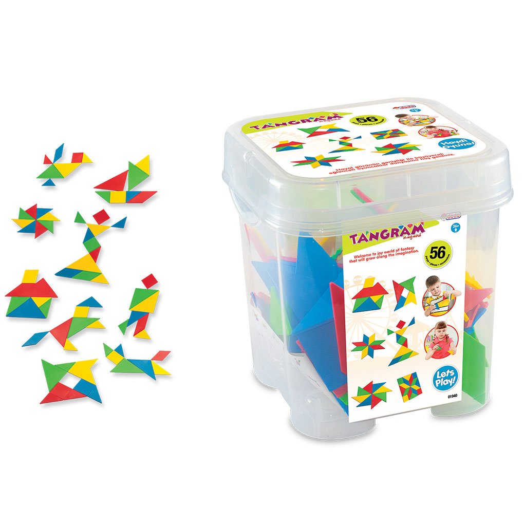 Beceri Oyuncakları Tangram Box 56 Parça