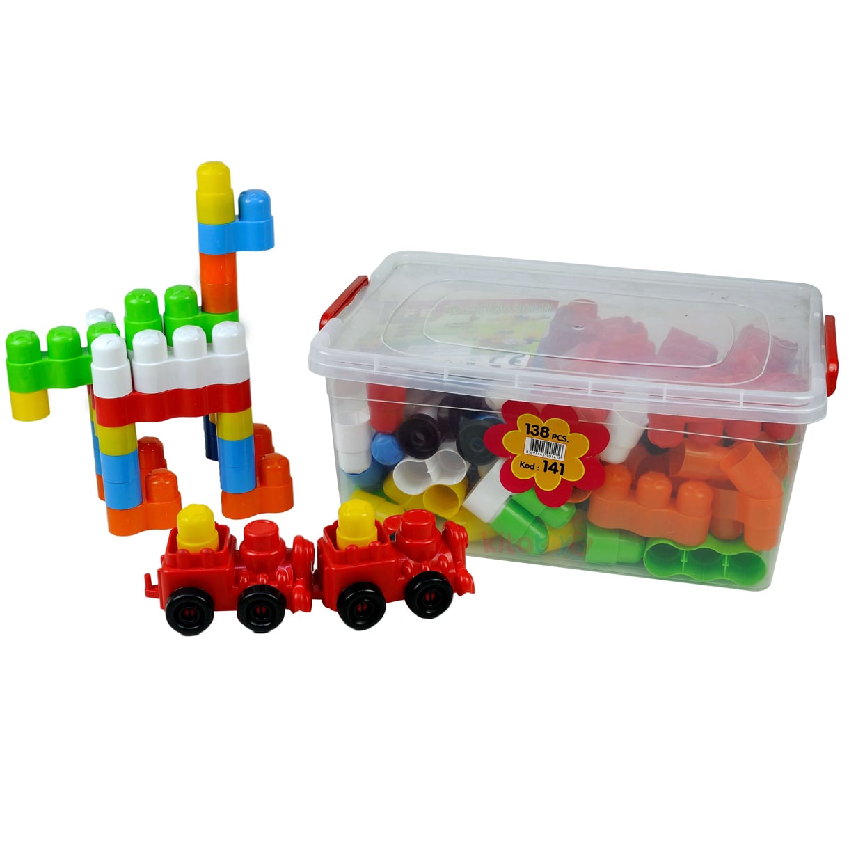 Roket Hobby Bloklar 138 Parça Saklama Kutulu (Rocket  Lego) 141