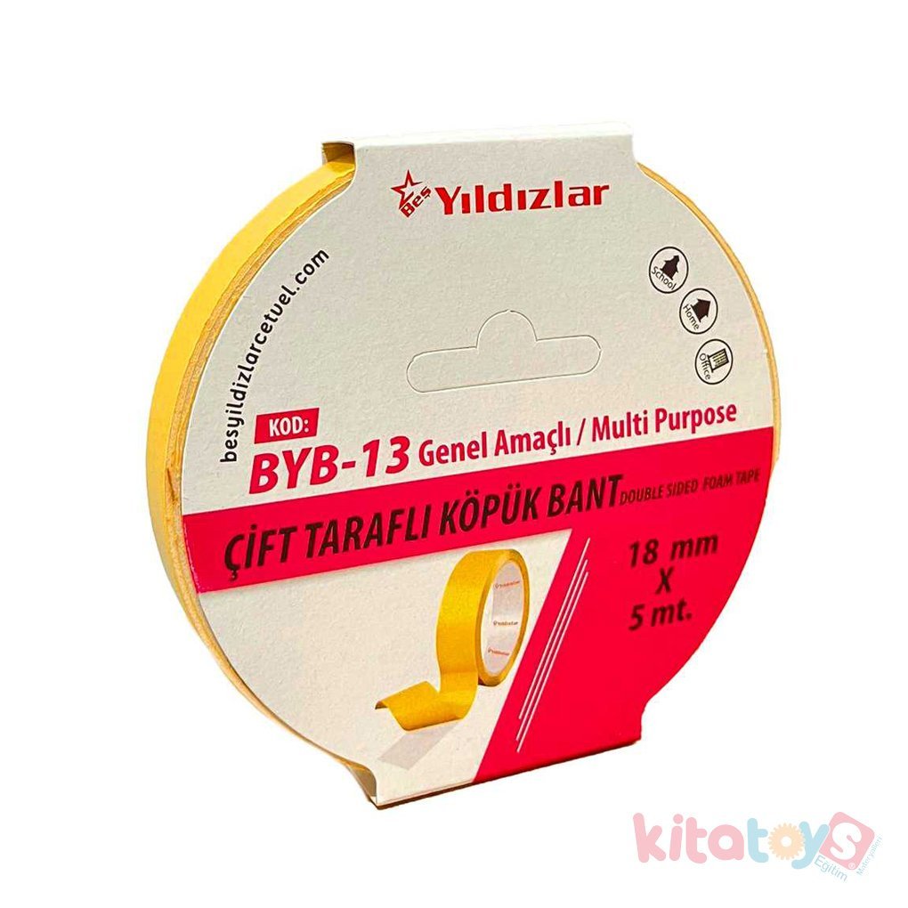 Çift Taraflı Köpük Bant 18 mm X 5 Metre