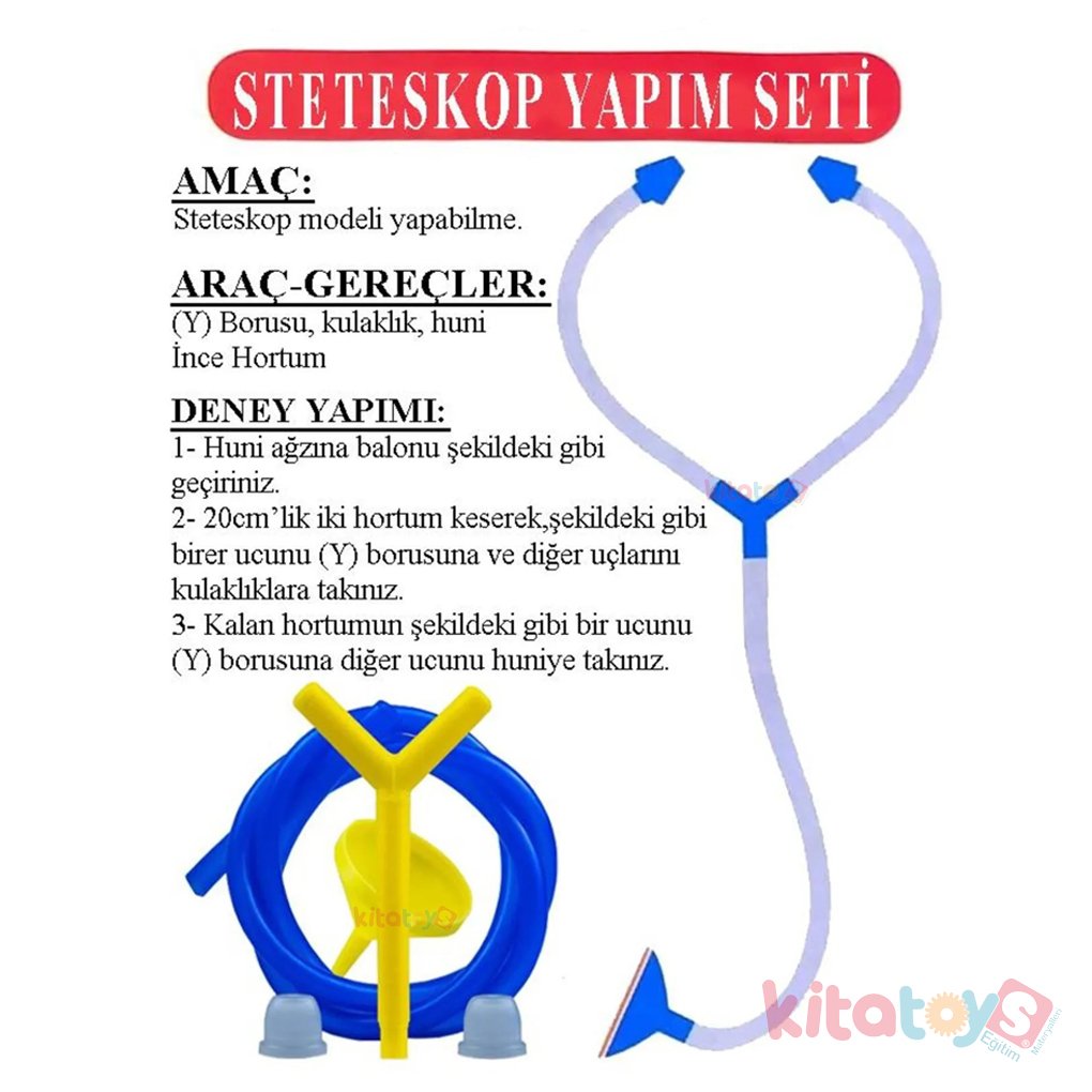 Steteskop Deney Seti (Modeli Doktor Materyali)