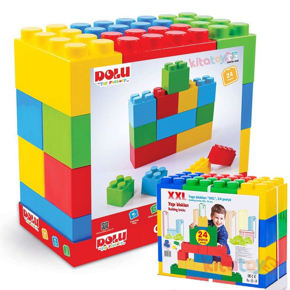 XXL Blok Lego Seti 24 Parça (Dev Boy Eğitici Oyuncak) 5038