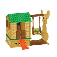 Kaydıraklı Salıncaklı (Oyun Evi Anaokulu)