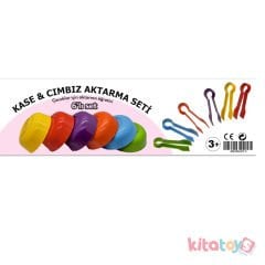 Kase Cımbız Aktarma Seti 6+6 KUTULU (12 Parça) Maşa Aktivite