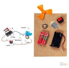 Motor Deney Seti (Pervaneli Basit Elektrik Devresi Deneyi)