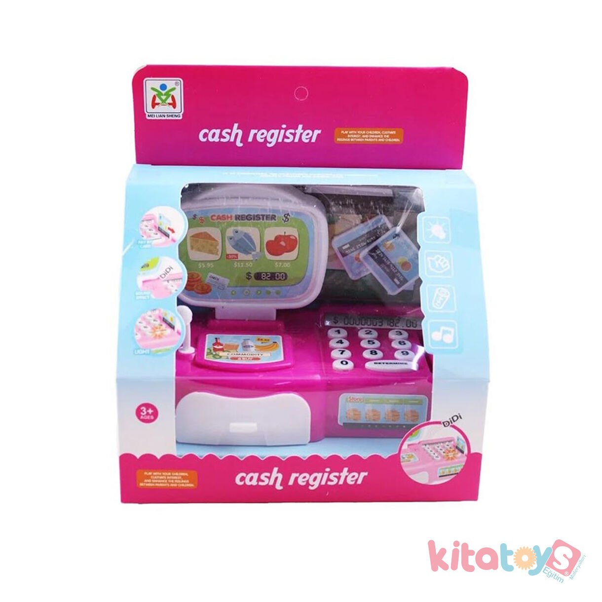 Yazar Kasa Seti KÜÇÜK (Market Oyuncakları) LS820A65 Mini