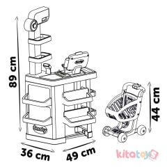 Arabalı Market Seti (Oyuncak 7600350238 Simba Alışveriş Merkezi) Kitatoys.com