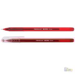 6'Lı Tükenmez Kalem BÜRO 1mm KIRMIZI 2270 Ball Point