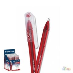 6'Lı Tükenmez Kalem BÜRO 1mm KIRMIZI 2270 Ball Point