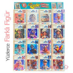 Kaydırmalı Puzzle Oyunu 3x3 Kartela Büyük Boy (Sürüklemeli) Slide