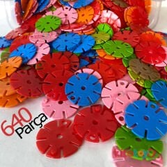 Diskler Molekül Puzzle 640 Parça (Kar Tanesi Motif) Kutulu Lego