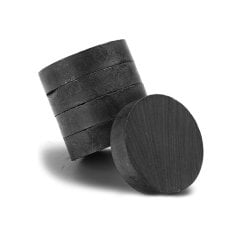 40'Lı Düz Yuvarlak Mıknatıs 17 mm (Eğitim Deney Malzemesi)