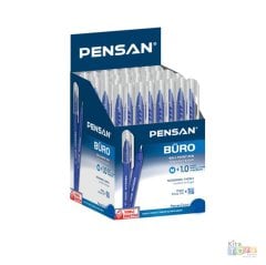 6'Lı Tükenmez Kalem BÜRO 1mm MAVİ 2270 Pensan Ball Point