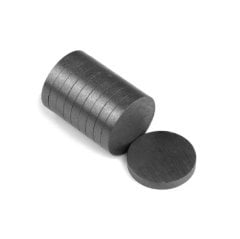 40'Lı Düz Yuvarlak Mıknatıs 10 mm (Eğitim Deney Malzemesi)