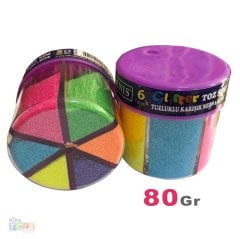 Toz Sim Neon 6 RENK Tuzluklu (Kırtasiye Malzemeleri) 5206