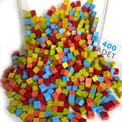 1 cm Küp Sayı Seti (400 Adet) Birim Sayı Küpü - Küpleri