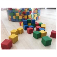 1 cm Küp Sayı Seti (400 Adet) Birim Sayı Küpü - Küpleri