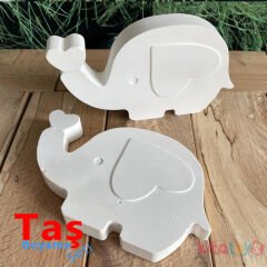 Taş Boyama Seti 12 Adet ORMAN HAYVANLARI (Sağlam Taş Tozu Objeleri)