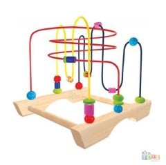 Koordinasyon Oyunu 23 cm Ahşap Boncuklu Helezon